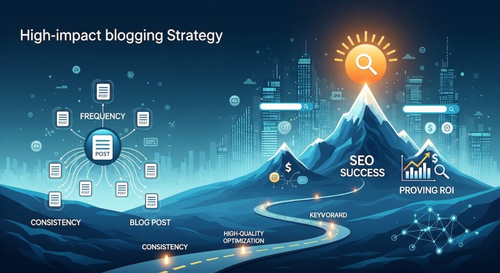 Blogging for SEO: How to Build a High-Impact Strategy, Nail Frequency, and Prove ROI