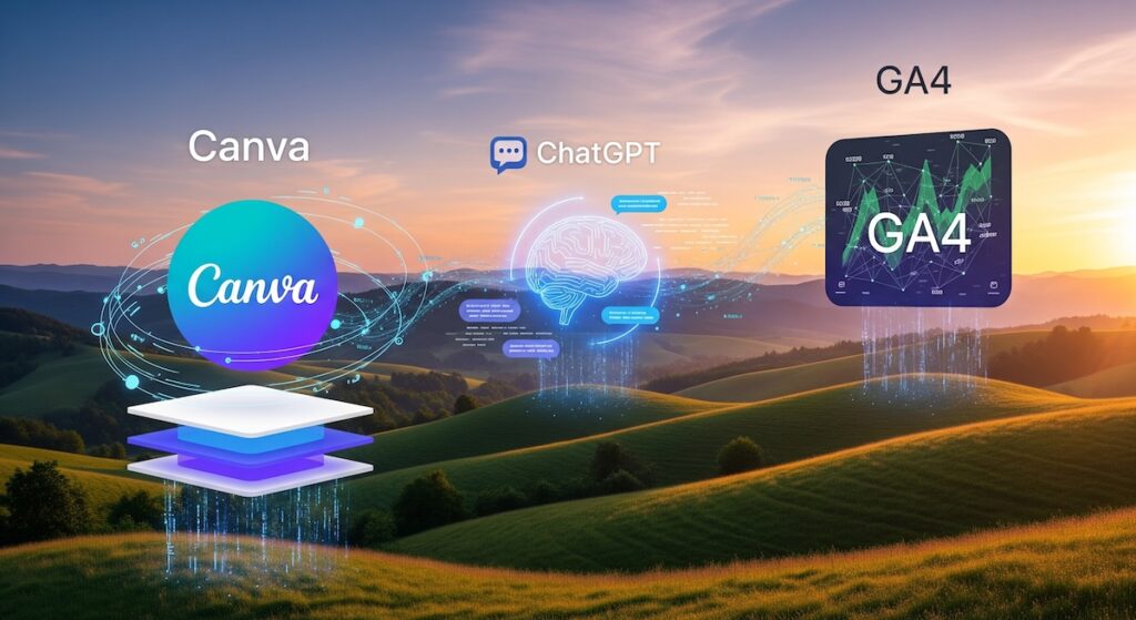 The Ultimate Guide: How to Combine Canva, ChatGPT & GA4 to Supercharge Your Digital Marketing